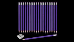 Checking Sharpened Pencils Erasable - Purple