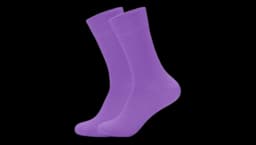 Basic Long Socks - Purple