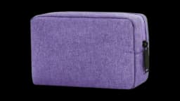 Small Cable Organizer Bag - Purple