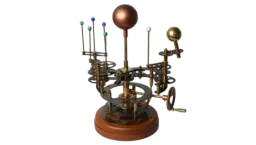 Brass Tellurion With Functional Gears