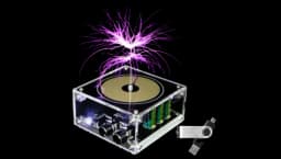 Tesla Coil Artificial Lightning Desktop Toy
