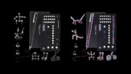 Upgrade Fidget Pen Set Of 2 - Black/Iridiscent