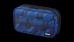 Double Pen Case - Navy Camo