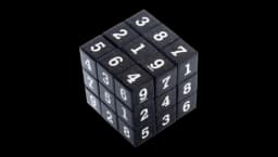 Magic Cube Puzzle Game - Black