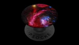 Red Nebula Galaxy Popsocket - Multicolor