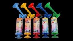 Mini Air Horn Hand Pump Toy Set Of 5