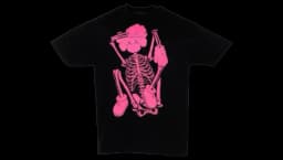 SKELETON NEW FICTION T-Shirt - Pink