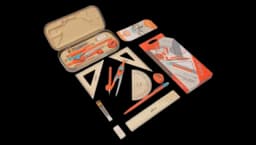 Geometry Set Pencil For School - Multicolor