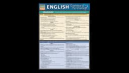 English Grammar & Punctuation Pamphlet