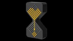 Digital Hourglass Timer - Black