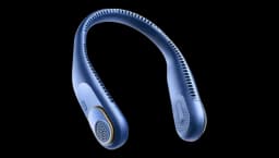 Portable 360 Bladeless Neck Fan - Blue