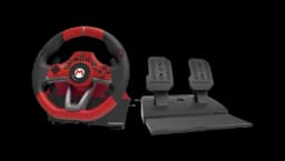 Mario Kart Racing Wheel Pro Deluxe - Black/Red