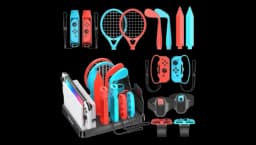Nintendo Switch Sports Accessories Bundle & Organizer