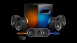 Arena 9 Illuminated 5.1 Desktop Gaming Speakers - Black