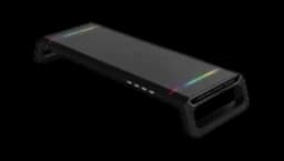 Monitor Stand For Desk With RGB - Black