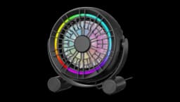 3 Speeds USB RGB Desk Fan