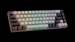 65% Gaming Keyboard Wired - Grey/Black