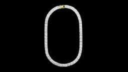 Cube Bold Necklace - Silver & Gold