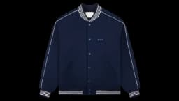 Heritage Wool Varsity Jacket - Navy