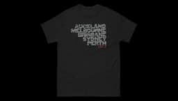 Unisex Classic Tee - Black/Grey/Red