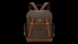 Heritage Backpack - Mole & Cognac BioVeg Scotchgrain
