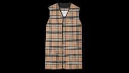 Check Wool Cashmere Warmer - Archive Beige