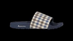 Active Club Check Slippers - Blue