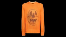 Ceramics Print Crewneck Sweatshirt - Orange
