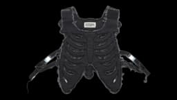 Skeleton Vest - Black