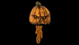 Rotting Pumpkin Mural with Movement