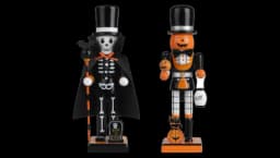 Halloween Decorative Nutcrackers 2 Skeleton