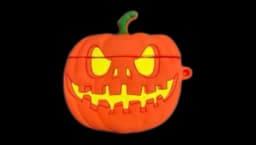 Halloween Pumpkin Airpods Case - Orange