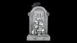 Halloween Tombstone Outdoor Decoration RIP Skulls