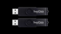 64GB USB Flash Drives 2 Pack - Black