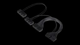 24 Pin Male 1 to 3 Port Power Cable