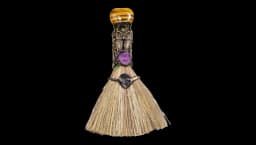Witch’s Crystal Broom for Wiccan Altar