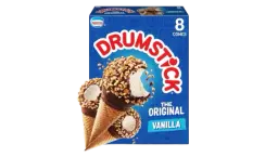 Drumstick The Original Vanilla Sundae Cones Frozen Dessert Count (1kg)