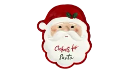 Santa Face Serving Plate - 29 cm