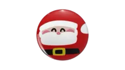 Merry Christmas Santa Clause Pin - Red