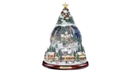Wondrous Winter Musical Tabletop Christmas Tree Snowglobe
