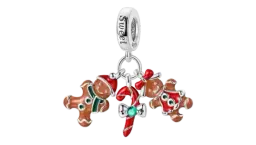 Gingerbread Couple and Candy Cane Charm