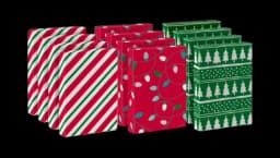 Medium Christmas Gift Boxes With Lids - Set Of 12