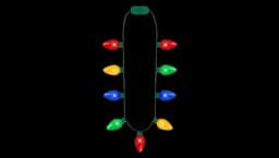 Light Up Christmas Necklace - 1 Piece