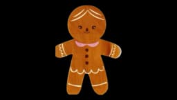 Gingerbread Man Napkins - Set Of 16