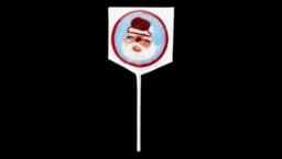 Santa Face Lollipop - Raspberry Flavour