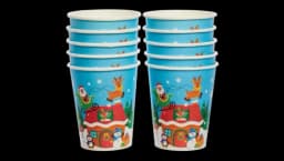 Christmas Party Cups - Pack Of 10