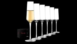 Champagne Flutes Elegant Champagne Glasses - Set of 6