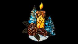 Christmas Candle Ornament