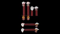 Christmas Fridge Door Handle Covers 