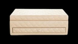 Diamond-Quilted Jewellery Box - Beige Pre-Owned